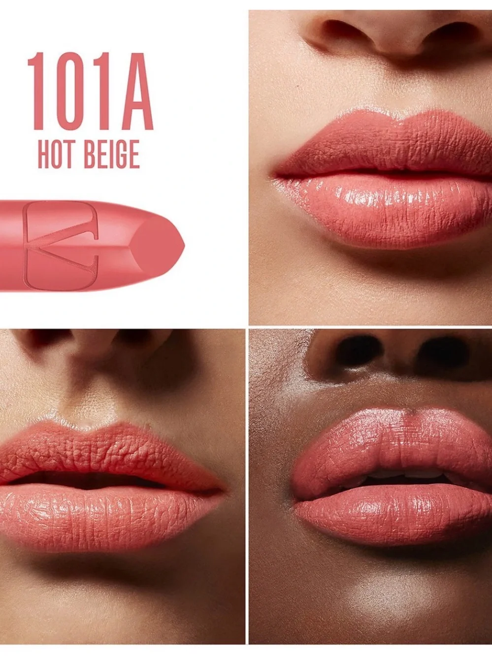 Valentino Satin Lipstick 101A Nude Pink